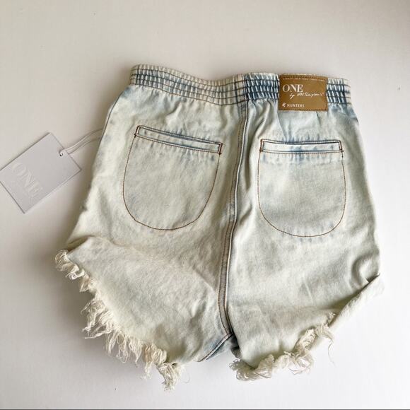 One Teaspoon Hunter High Rise Boyfriend Shorts XXS 00 - Picture 5 of 8